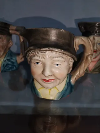 3 jarras vintage de barro fino