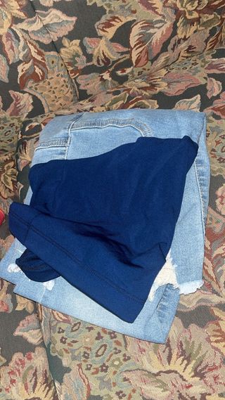 Pantalón de maternidad azul
