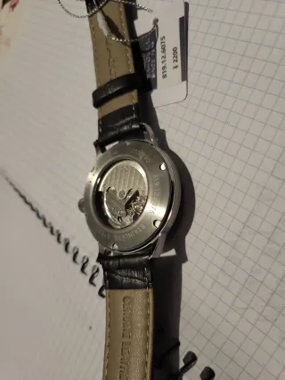 Reloj Sea-Gull Automático Negro/Plateado