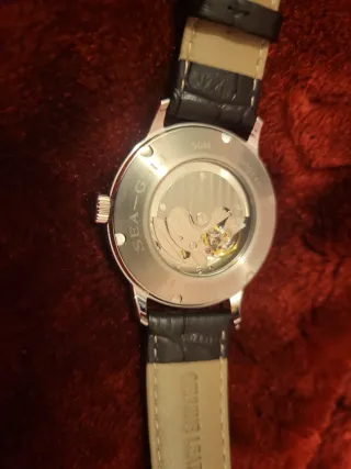 Reloj Sea-Gull Automático Negro/Plateado