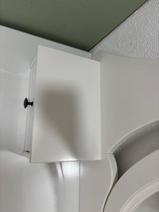 Tocador Blanco Ikea con Espejo Ovalado