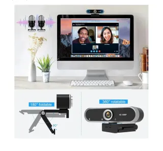 Webcam NIVEOLI Full HD 1080P c/ Micrófono