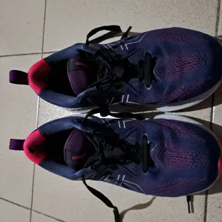 Zapatillas Asics Gel Cumulus Azul/Rosa