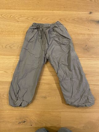 Pantalón de esquí infantil gris