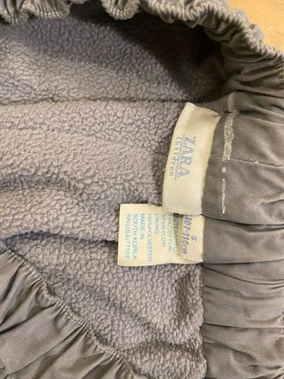 Pantalón de esquí infantil gris