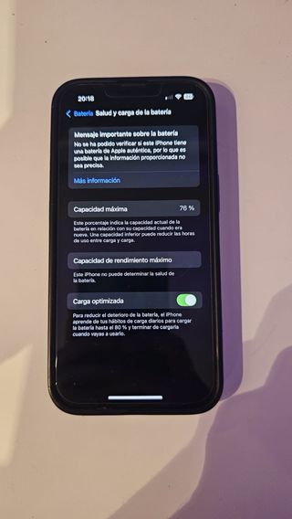 iPhone 13 128GB Negro + funda + cargador