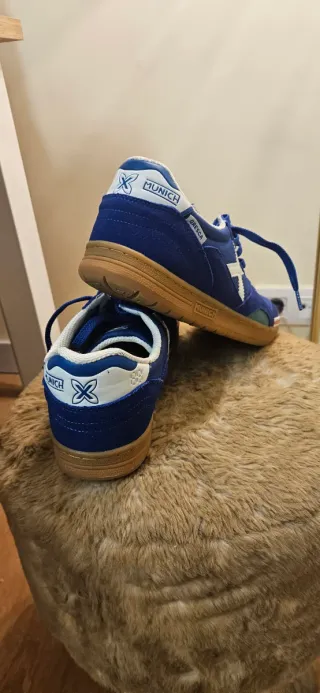 Zapatillas Munich Fútbol Azul/Blanco