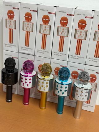 Micrófono Inalámbrico Karaoke con Altavoz. NUEVO