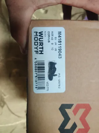 Zapatos de seguridad Würth negros y grises