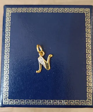 Colgante Oro 14k con Diamante