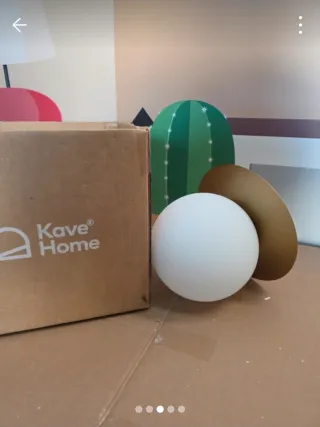 Applique Kave Home oro e bianco