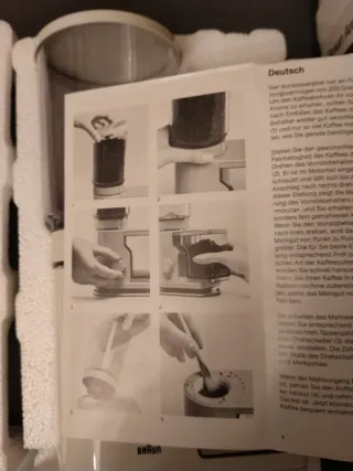 Molinillo Café Vintage Braun KMM 20 Aromatic