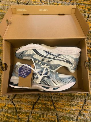 Asics Gel-Kayano 14 Plata/Blanco