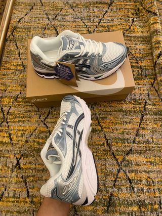 Asics Gel-Kayano 14 Plata/Blanco