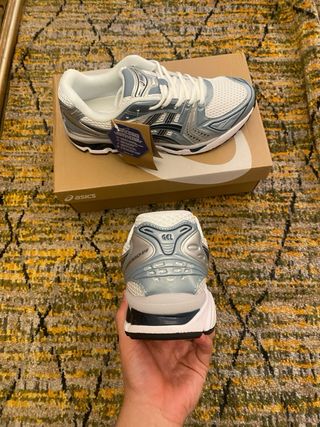 Asics Gel-Kayano 14 Plata/Blanco