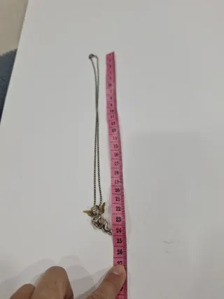 Colgante Ángel Plata y Oro