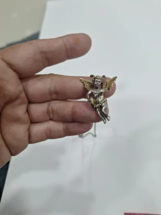 Colgante Ángel Plata y Oro