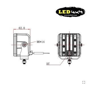 FARO LED 45W OSRAM HOMOLOGADO LARGO ALCANCE