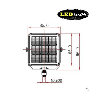 FARO LED 45W OSRAM HOMOLOGADO LARGO ALCANCE