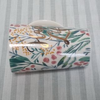 Tisaniera tazza con filtro ceramica floreale