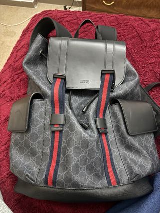 Zaino Gucci Nero e Grigio