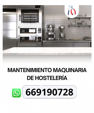 Mantenimiento maquinaria de hostelería