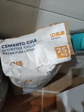 Cemento Cola Gris