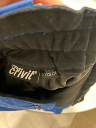 Pantalón de nieve para niño azul