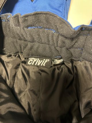 Pantalón de nieve para niño azul