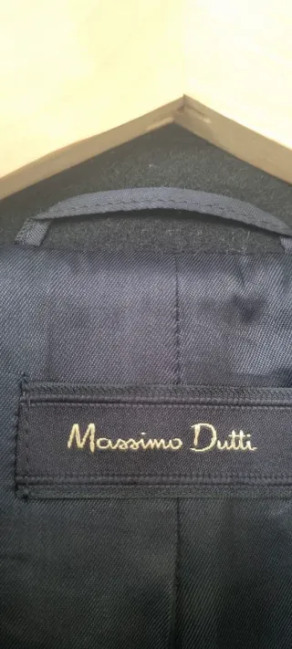 Abrigo Massimo Dutti Negro