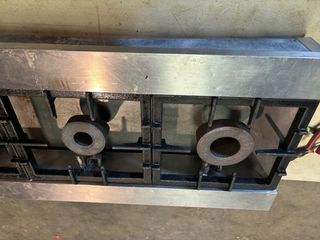 Plancha industrial de gas