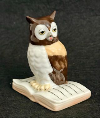 Statuina gufo Royal Copenaghen porcellana