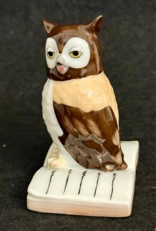 Statuina gufo Royal Copenaghen porcellana