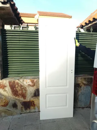 Puerta interior blanca 72x203cm