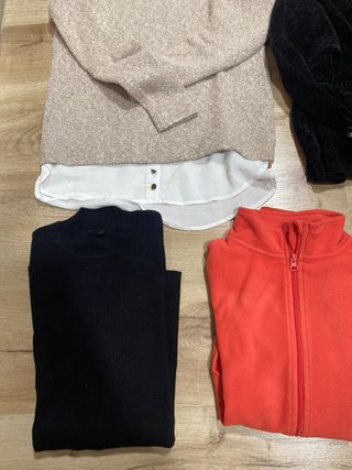 Lote 6 magliette/giubbotti Taglia S