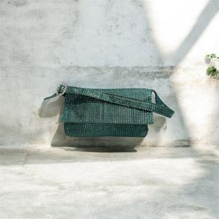 Bolso fiesta verde brillante nuevo