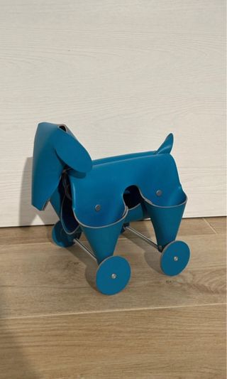 Portapenne Vacavaliente pelle turchese