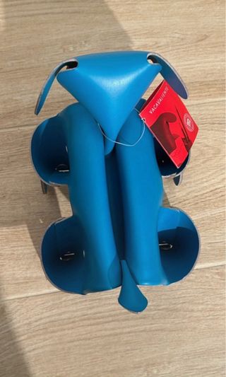 Portapenne Vacavaliente pelle turchese