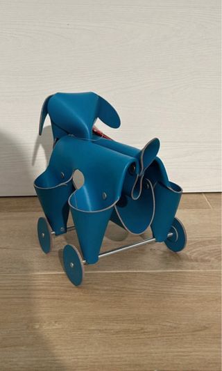 Portapenne Vacavaliente pelle turchese