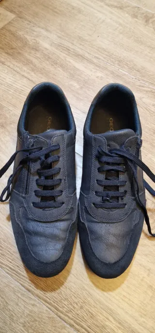 Botines Geox Negros azul marino