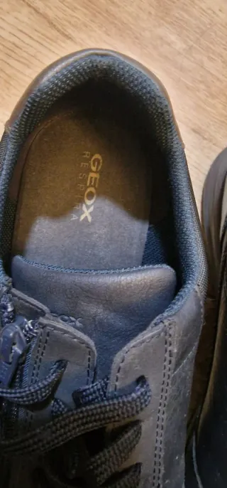 Botines Geox Negros azul marino