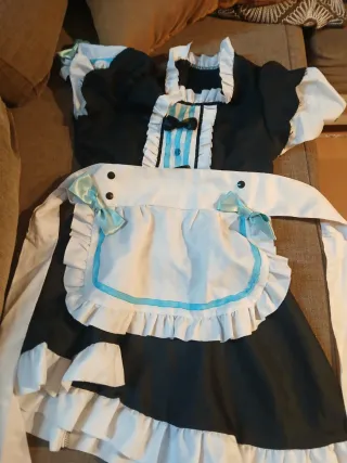 Vestido Maid Cosplay Negro y Blanco