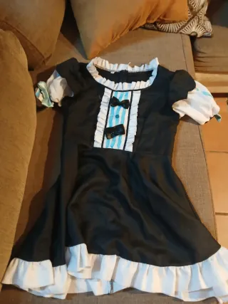 Vestido Maid Cosplay Negro y Blanco