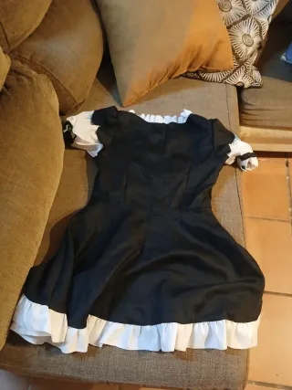 Vestido Maid Cosplay Negro y Blanco