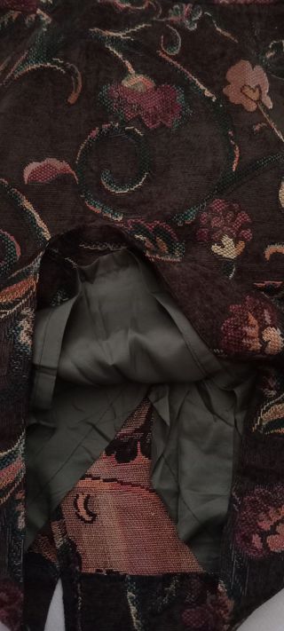 Falda Estampada Hecha a Mano T. 48