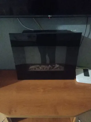 Chimenea eléctrica con calor