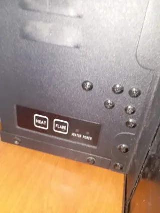 Chimenea eléctrica con calor