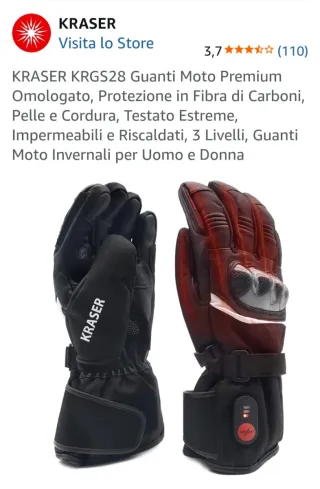 Guanti Moto KRASER KRG S28 Unisex