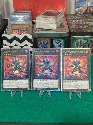 Yu-Gi-Oh! Salamangrande Dragón Ardiente x3