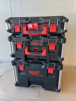 Set 3 Milwaukee PACKOUT Valigie Modulari